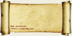 Jabuka Bzeničanin vizit kartica